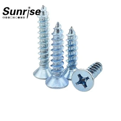 Travèse countersunk tèt vis bwa