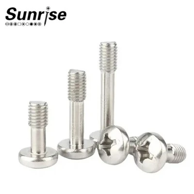 Semi-Threaded Cross Slot Pan wonn tèt vis